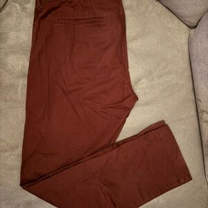 J.Crew Men's Burgundy Chino Pants